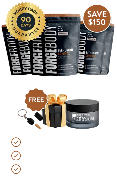 3 Month Supply - Beef Organ Complex 6 Pouches | SUB - (FREE: Daily dose bottle, On the go pill case, Mystery gift) 1 3 Month Supply - Beef Organ Complex 6 Pouches | SUB - (FREE: Daily dose bottle, On the go pill case, Mystery gift)